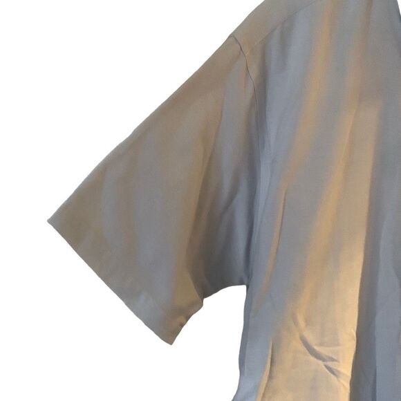 Pre Owned Men’s Barrington Short Sleeve Button Up Shirt Sz 18 Casual Comfort - Picture 3 of 10